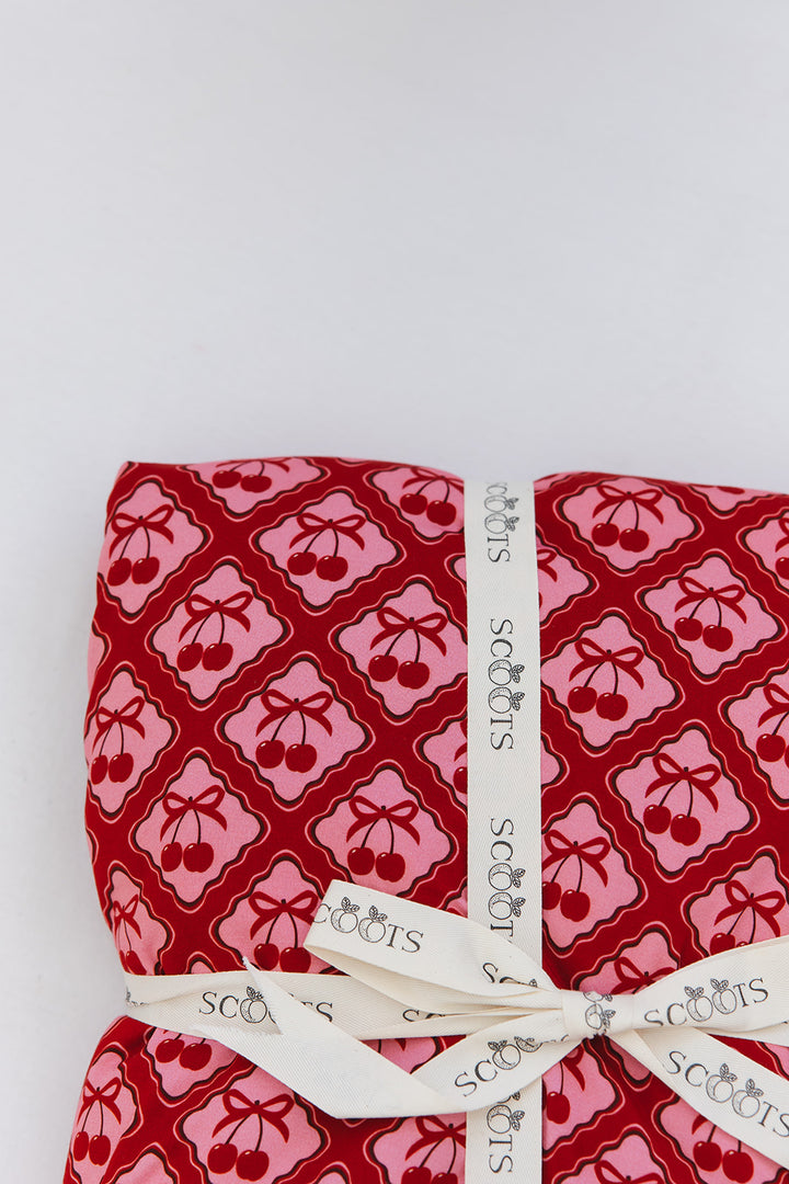 Cherry Kisses Plush Blanket