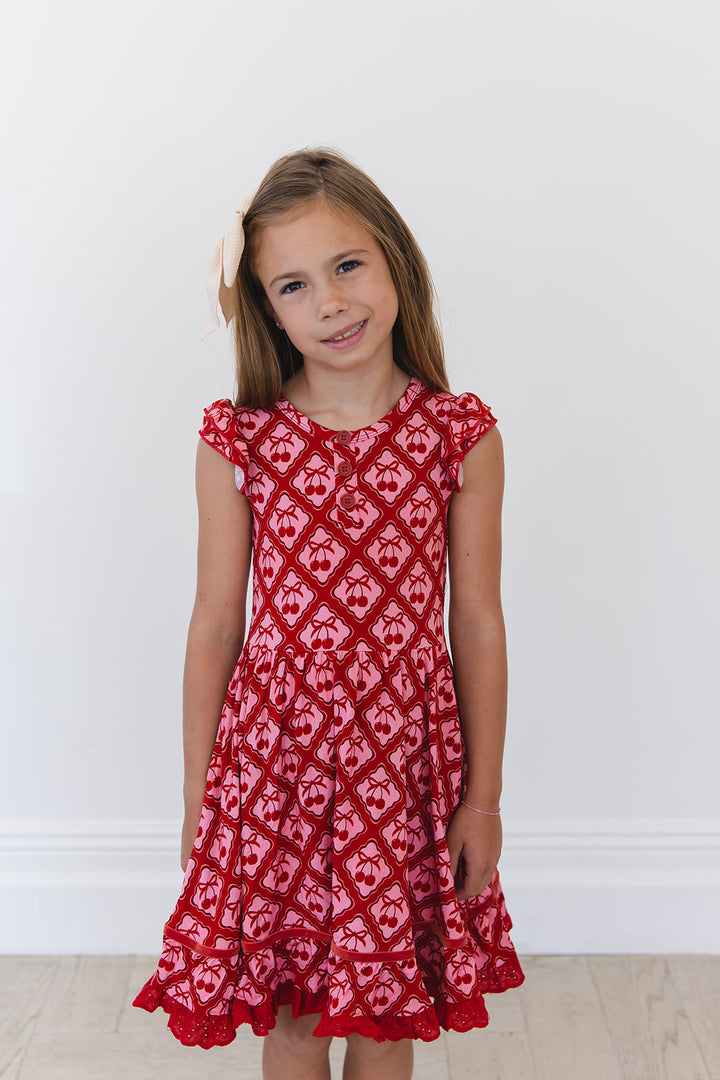 Cherry Kisses Twirl Dress