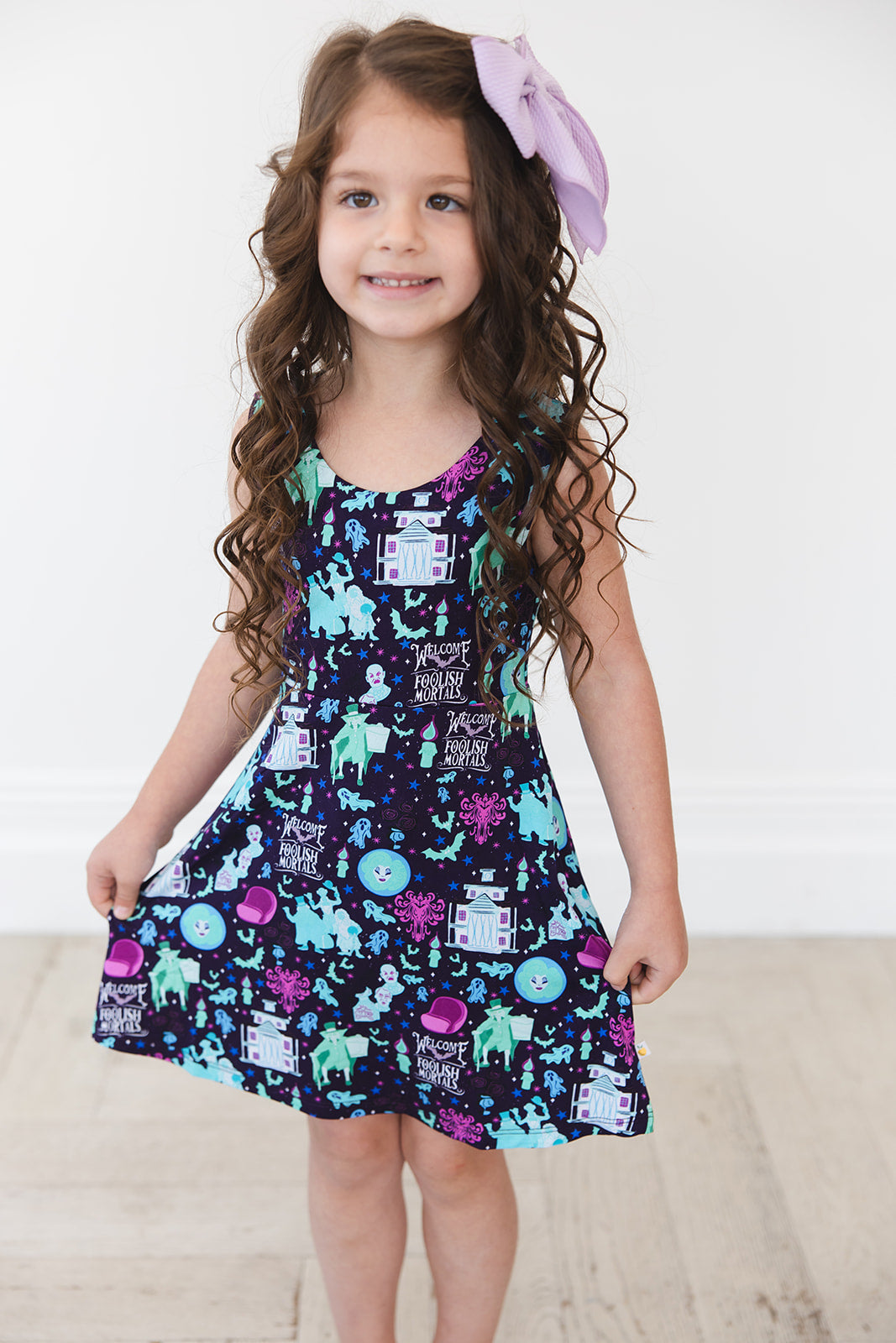 Foolish Mortals Twist Back Skater Dress