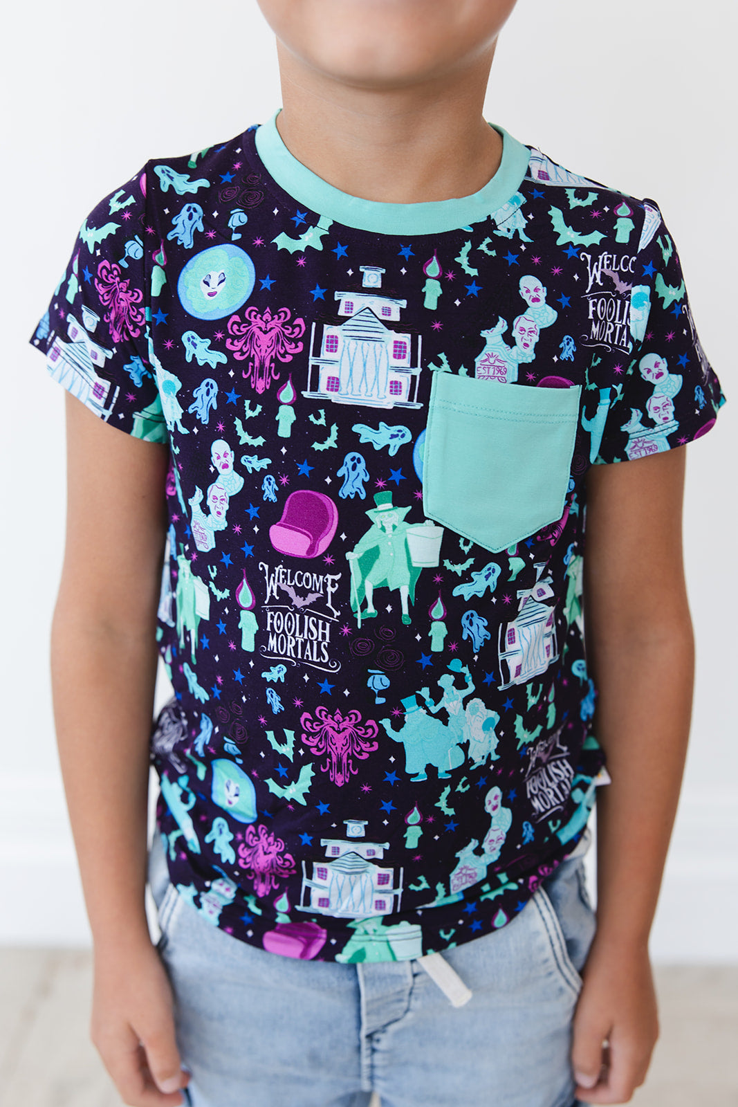 Foolish Mortals Pocket Tee
