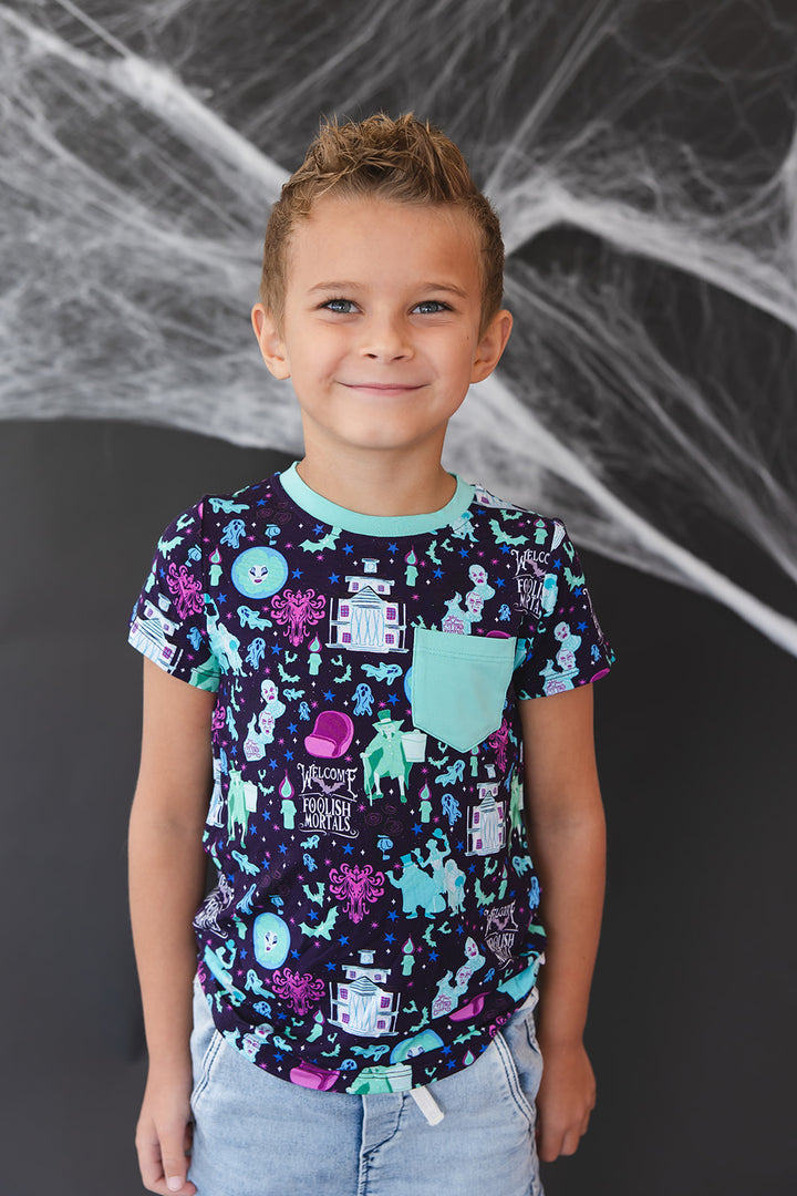 Foolish Mortals Pocket Tee