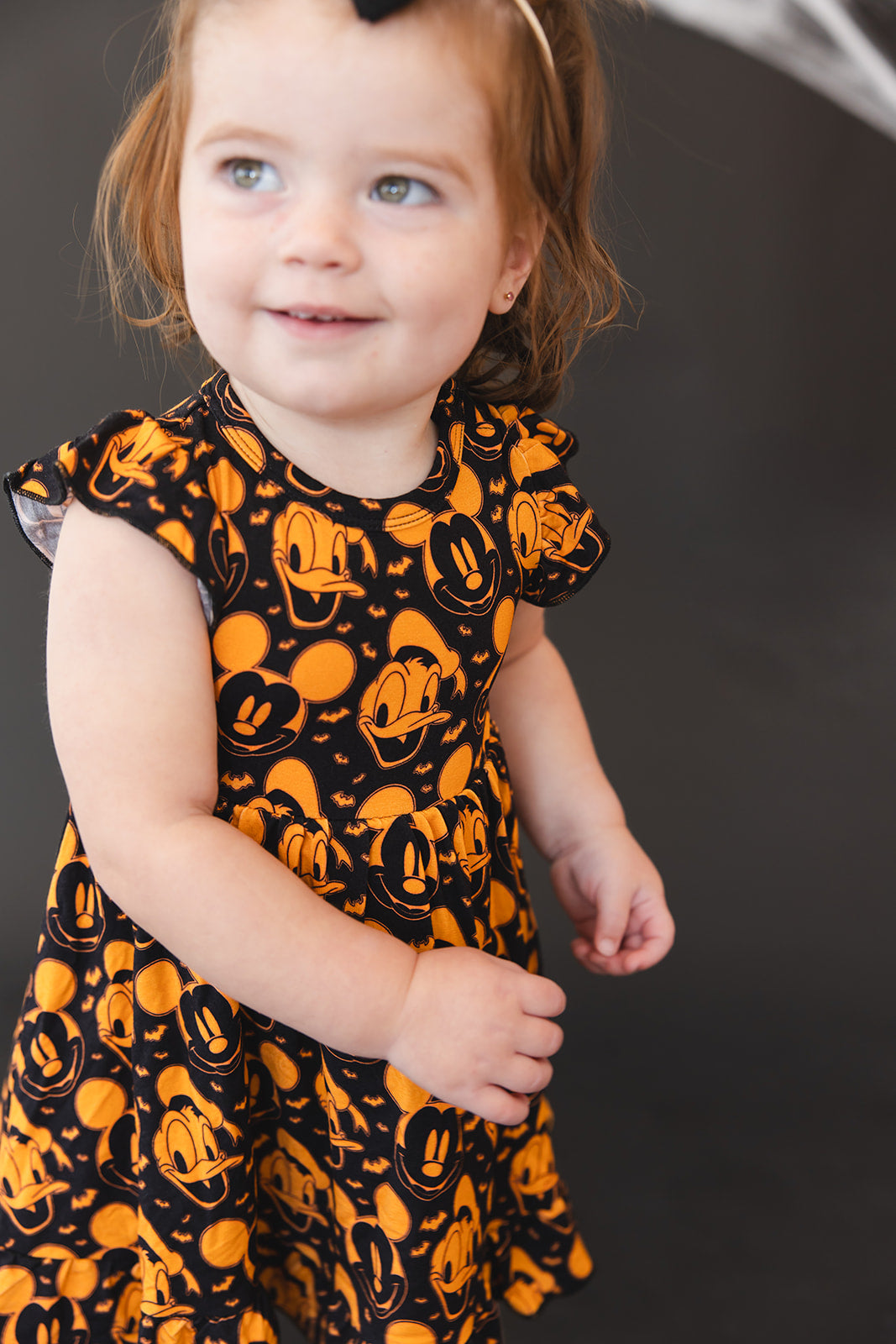 Spooktacular Ruffled Twirl Bodysuit Dress