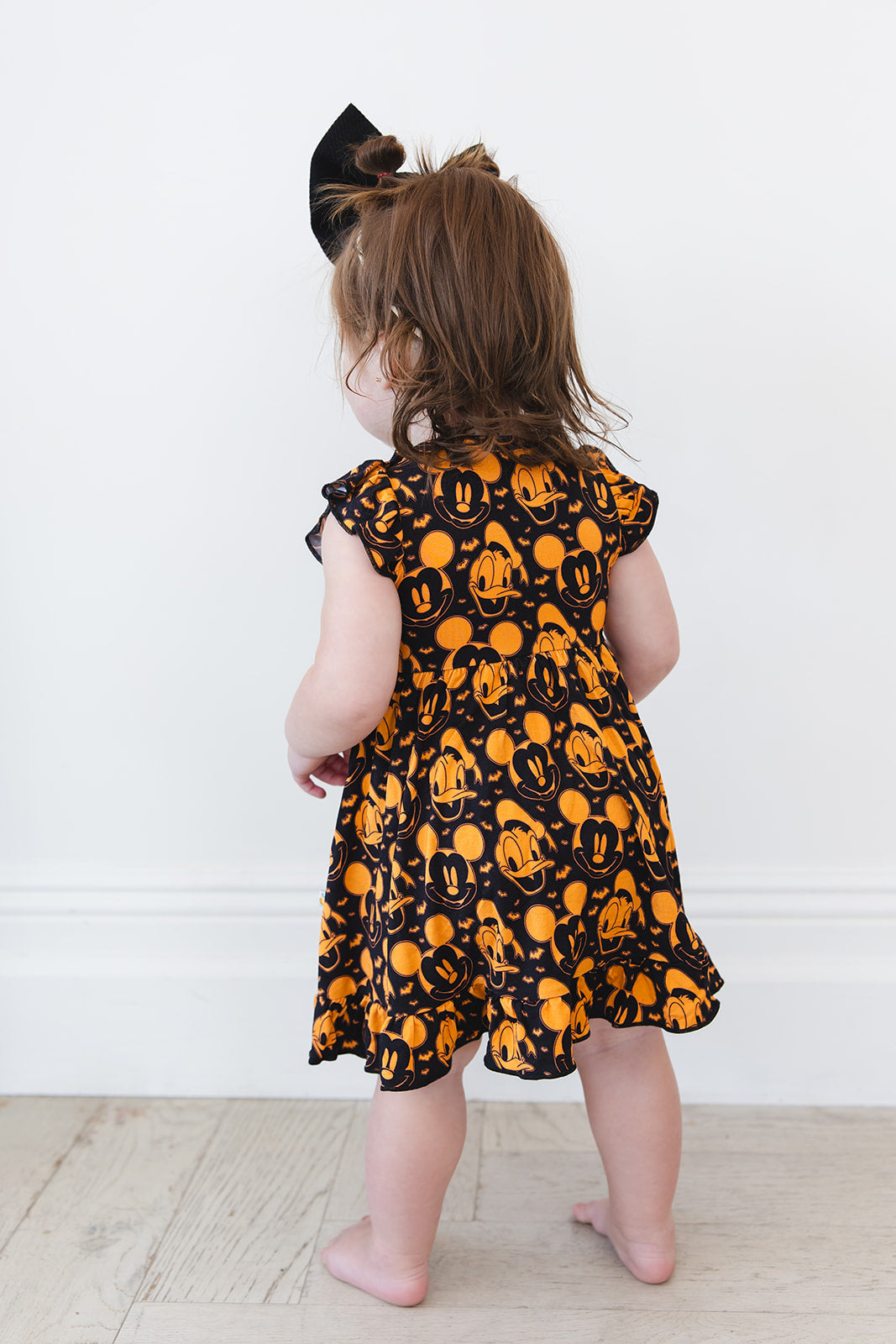 Spooktacular Ruffled Twirl Bodysuit Dress