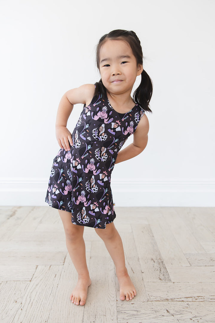 Villainous Twist Back Skater Dress