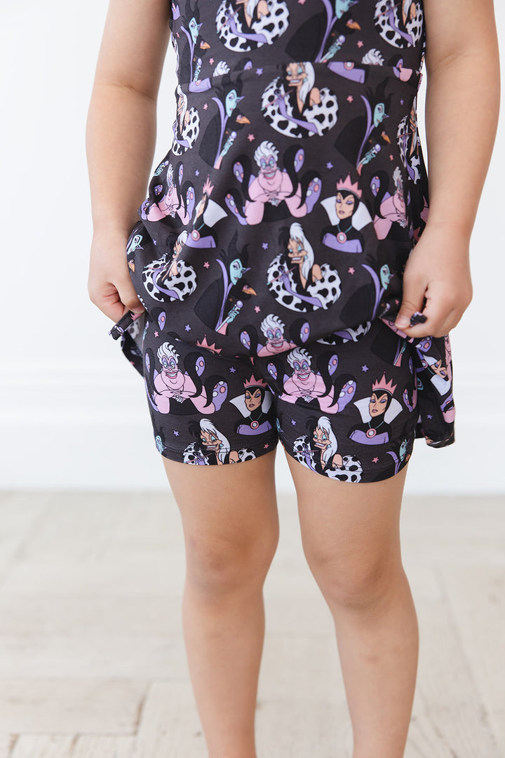 Villainous Twist Back Skater Dress