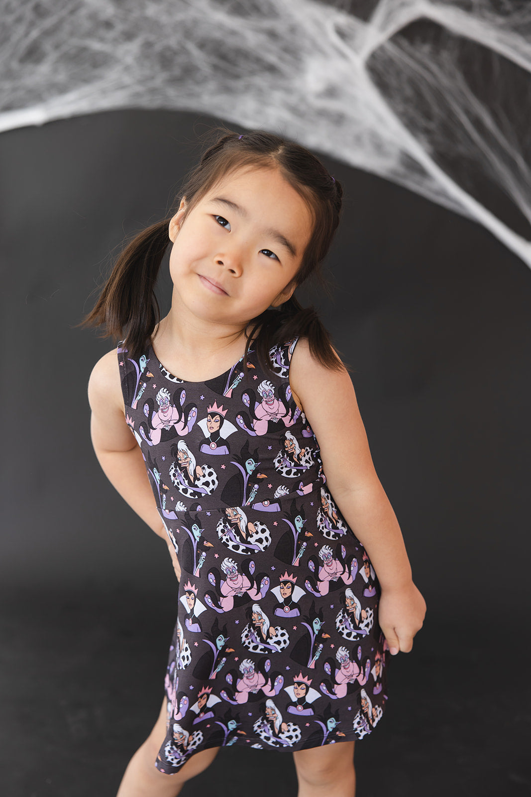 Villainous Twist Back Skater Dress