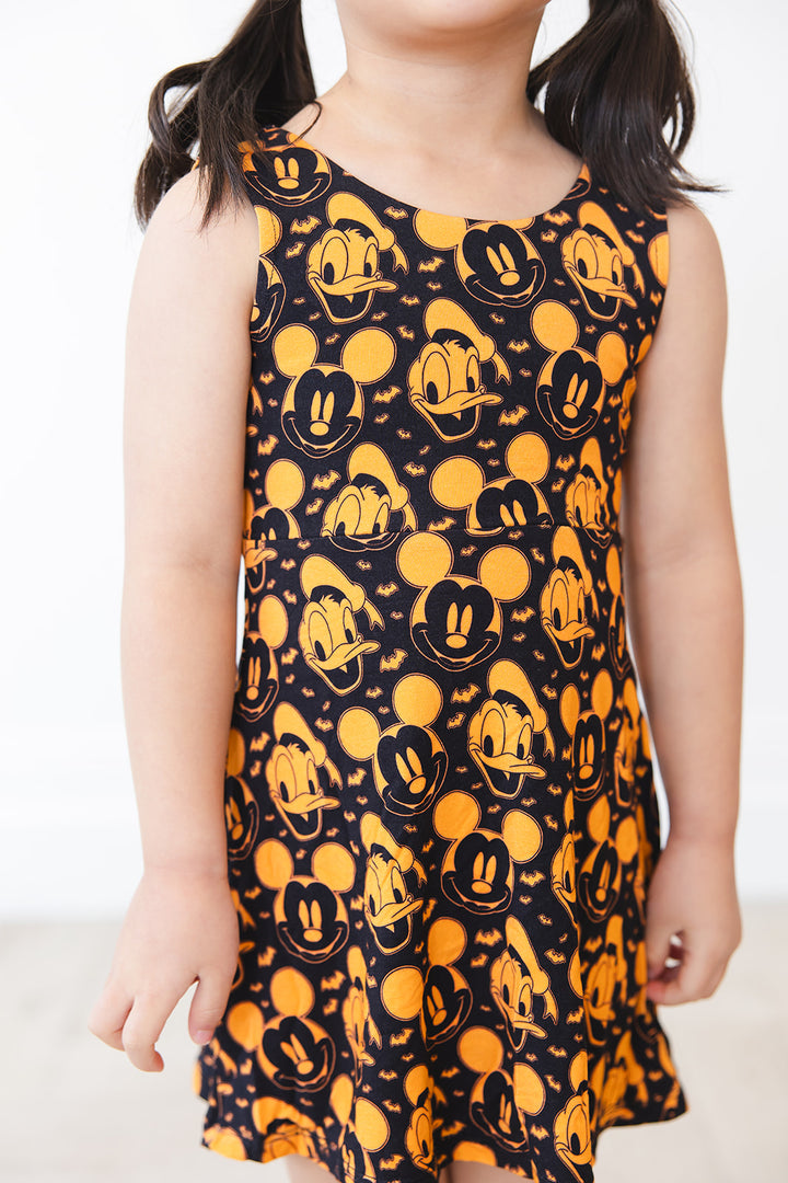 Spooktacular Twist Back Skater Dress