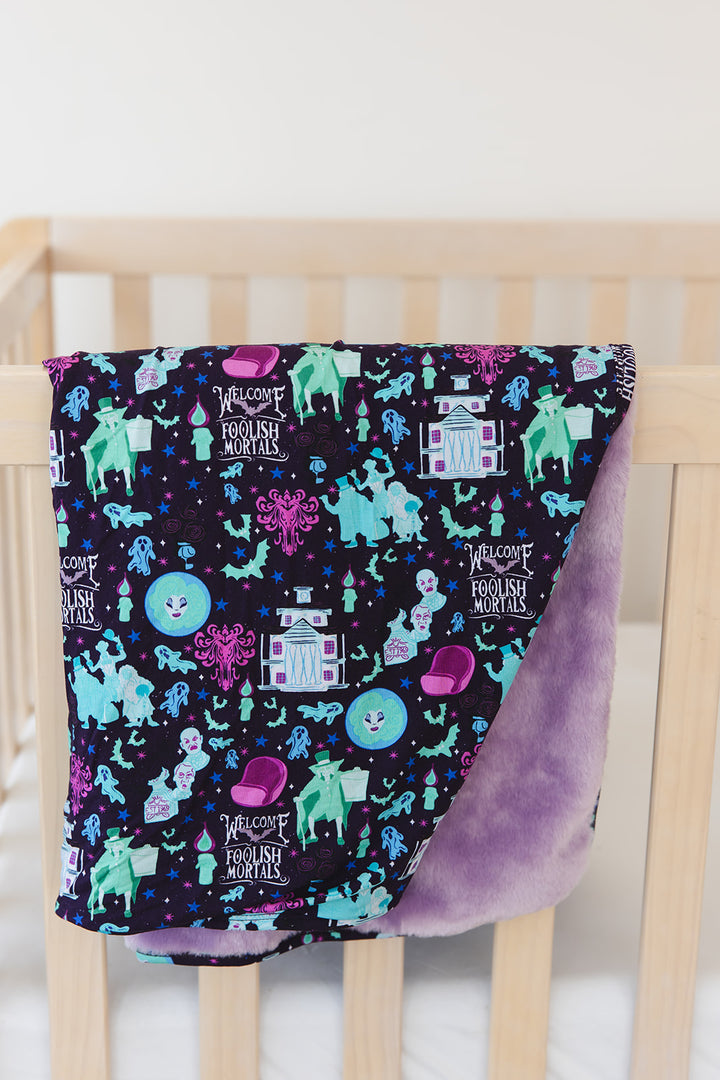 Foolish Mortals Plush Blanket
