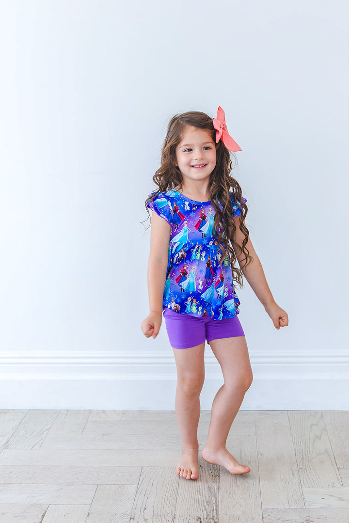 Show Yourself Peplum Biker Shorts Set