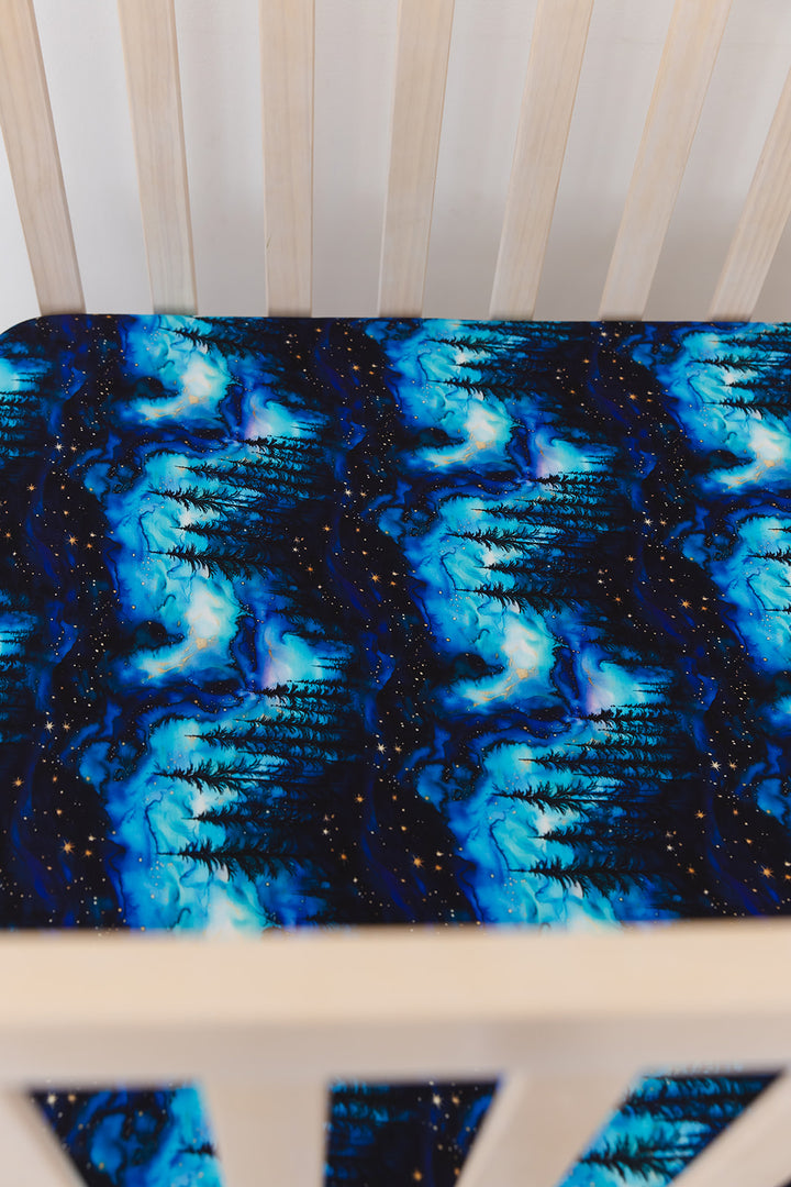 Moonlit Crib Sheet