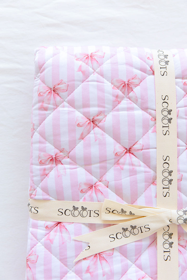 Pink Sugar Quilted Blanket