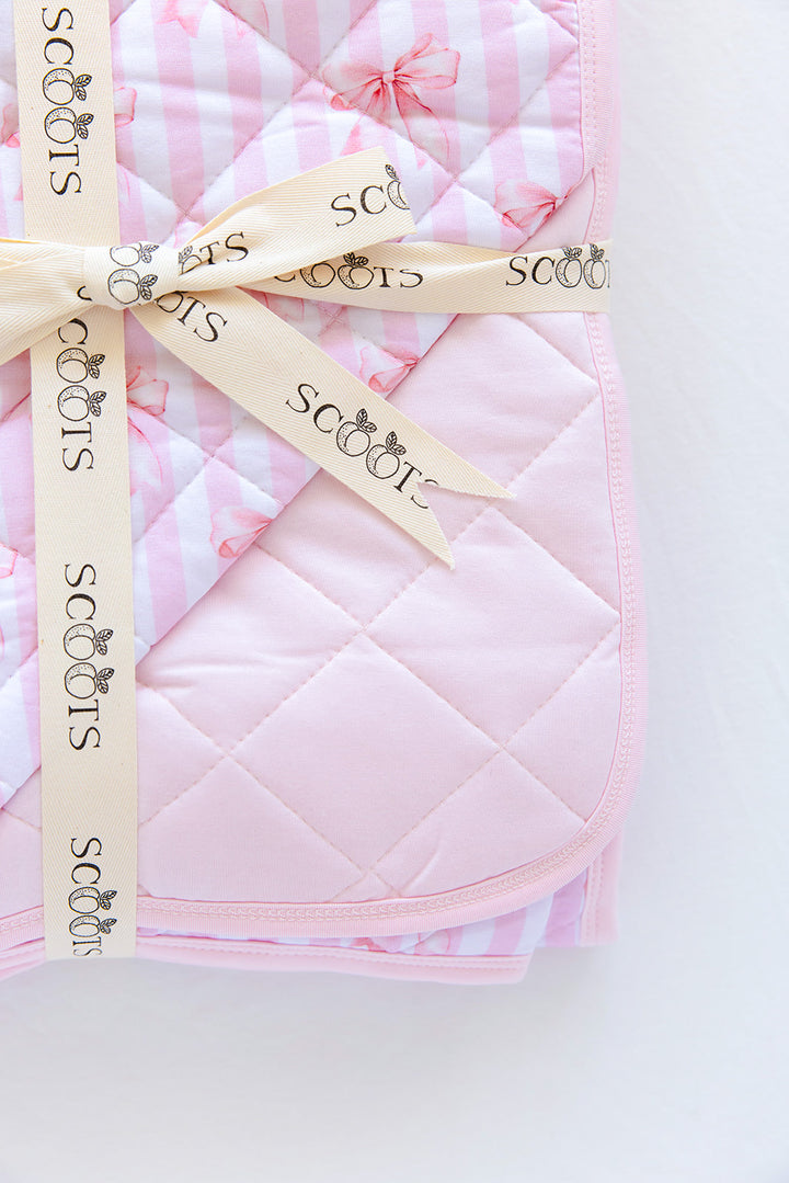 Pink Sugar Quilted Blanket