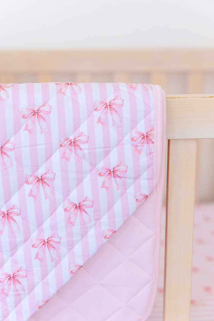 Pink Sugar Quilted Blanket