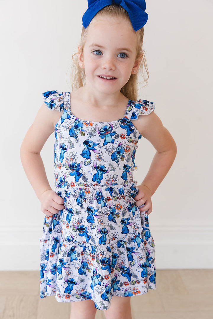 Aloha Flutter Dress & Shorts