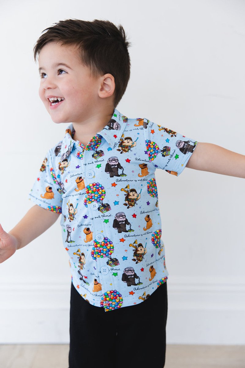 Adventure Awaits Button - Up Shirt - scoots