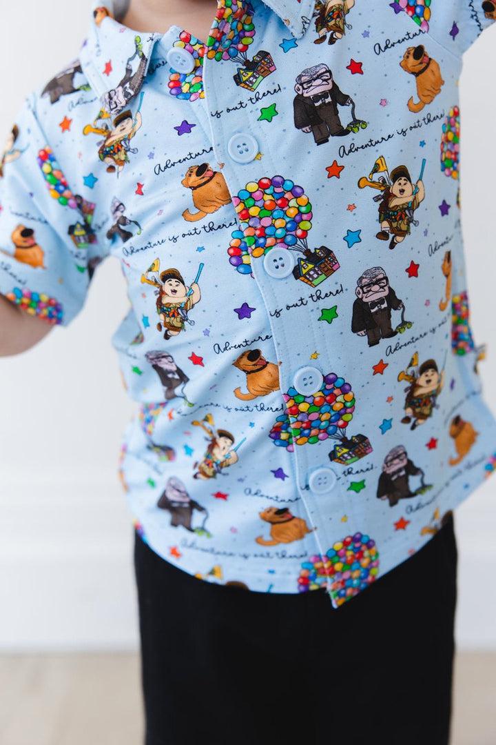 Adventure Awaits Button - Up Shirt - scoots