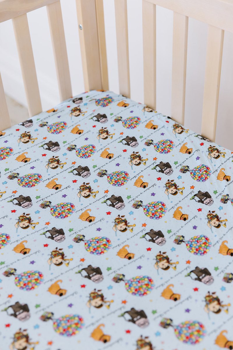 Adventure Awaits Crib Sheet - scoots