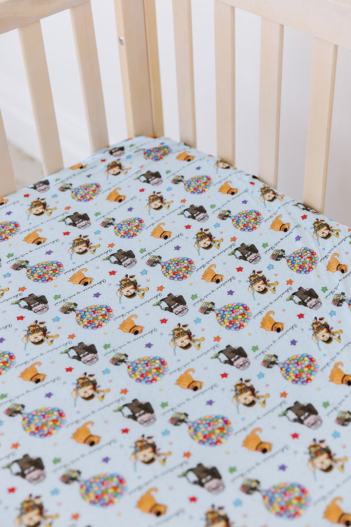 Adventure Awaits Crib Sheet - scoots