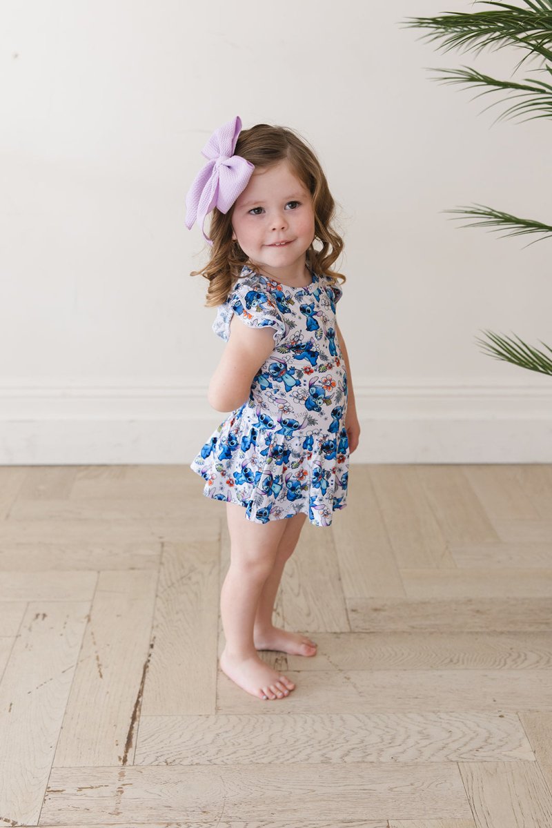 Aloha Twirl Bodysuit Dress - scoots