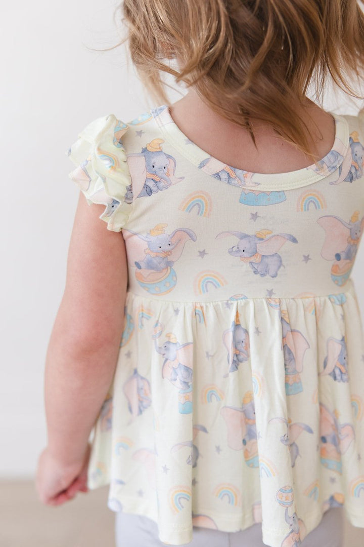 Baby Mine Peplum Biker Shorts Set - scoots