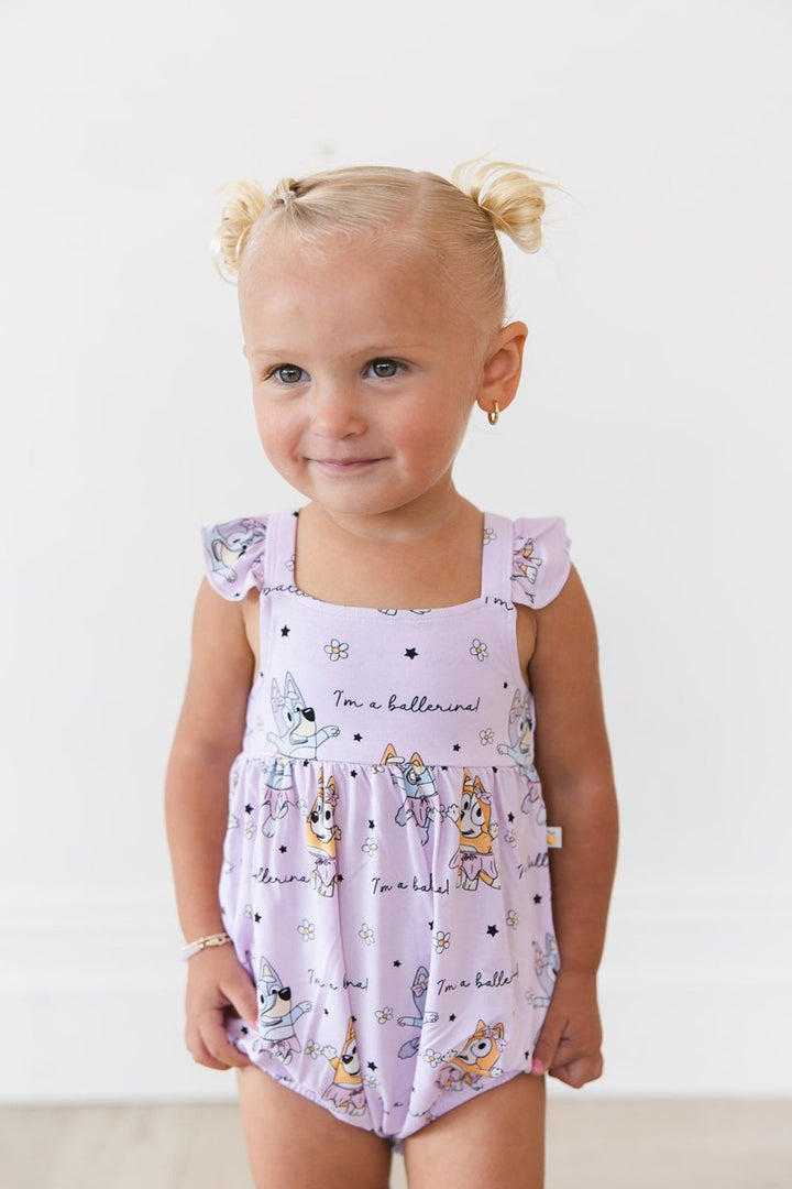 Ballerina Bubble Romper - scoots