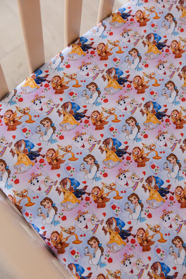 Be Our Guest Crib Sheet - scoots