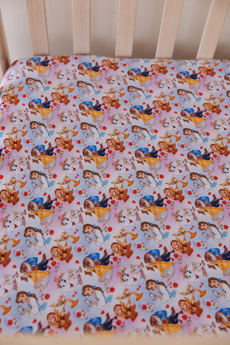 Be Our Guest Crib Sheet - scoots