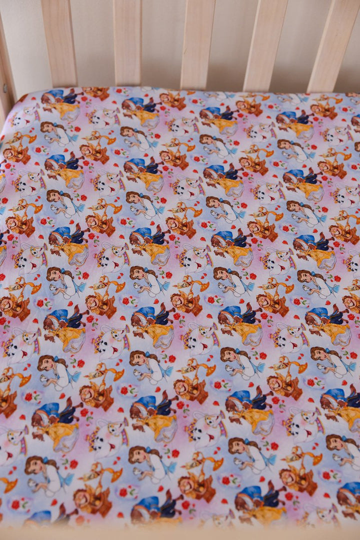 Be Our Guest Crib Sheet - scoots