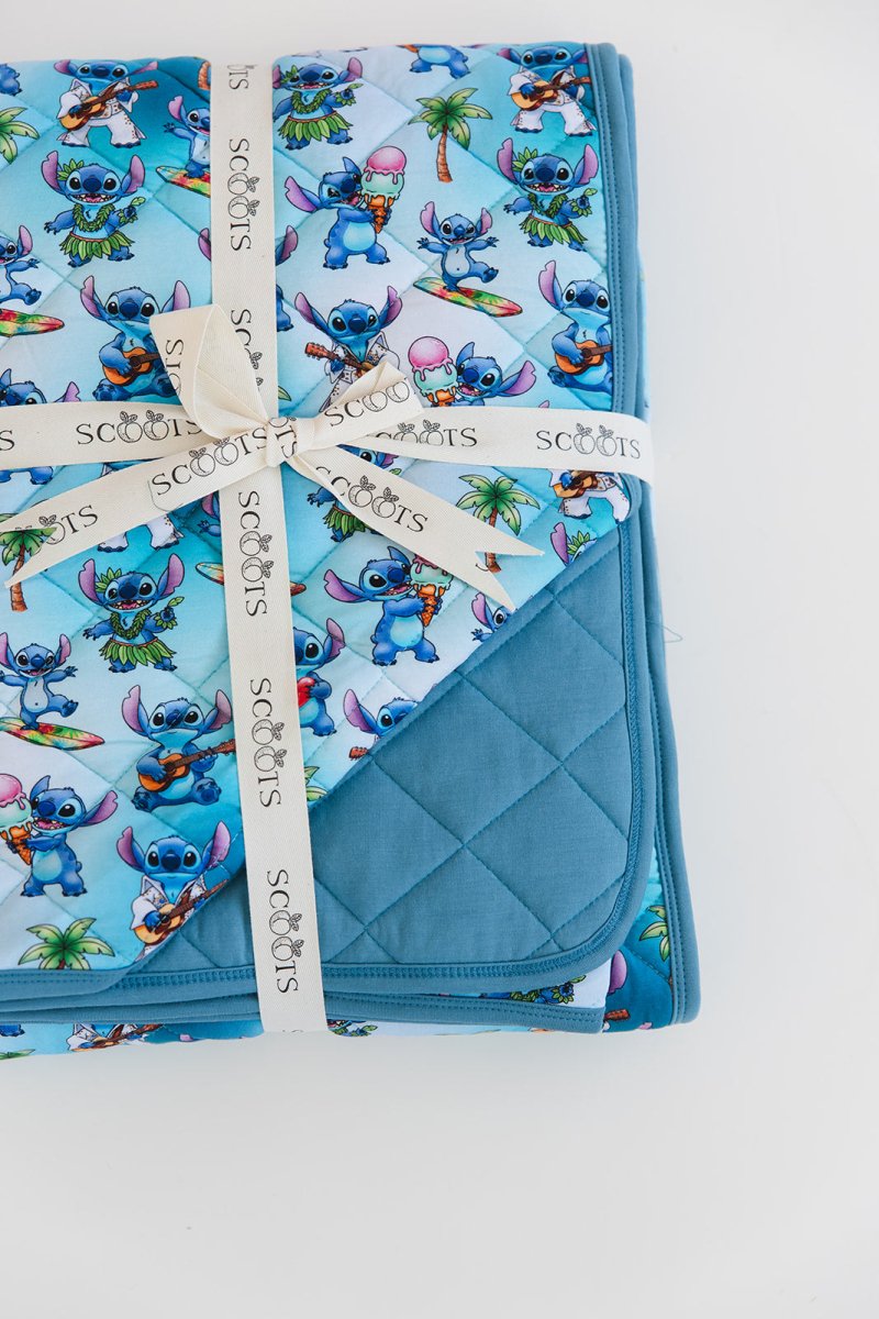 Beach Bum Quilted Blanket - scoots