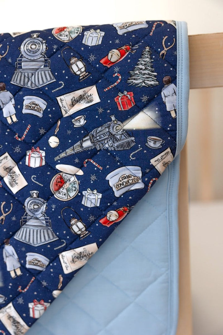 Believe Quilted Blanket - scoots