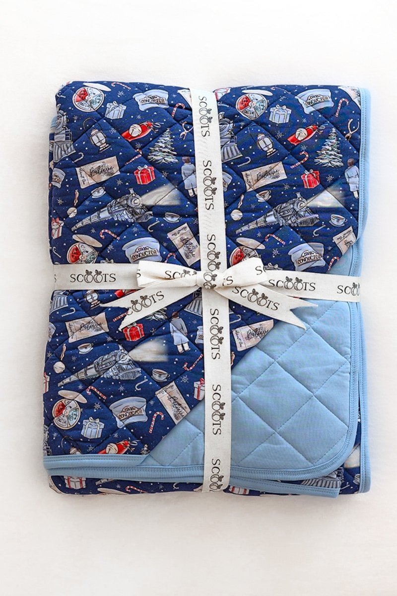 Believe Quilted Blanket - scoots