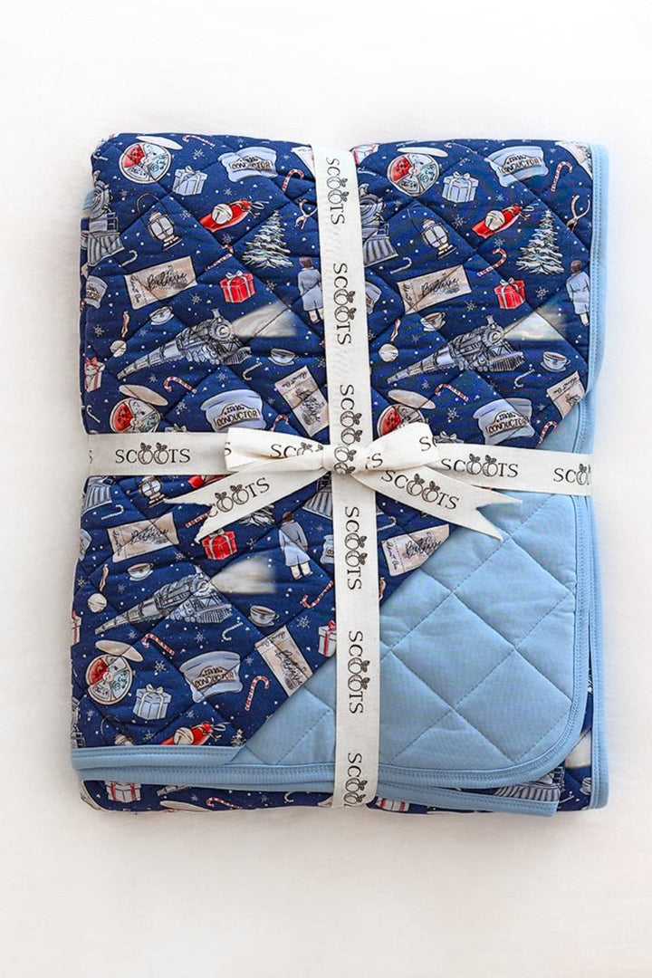 Believe Quilted Blanket - scoots