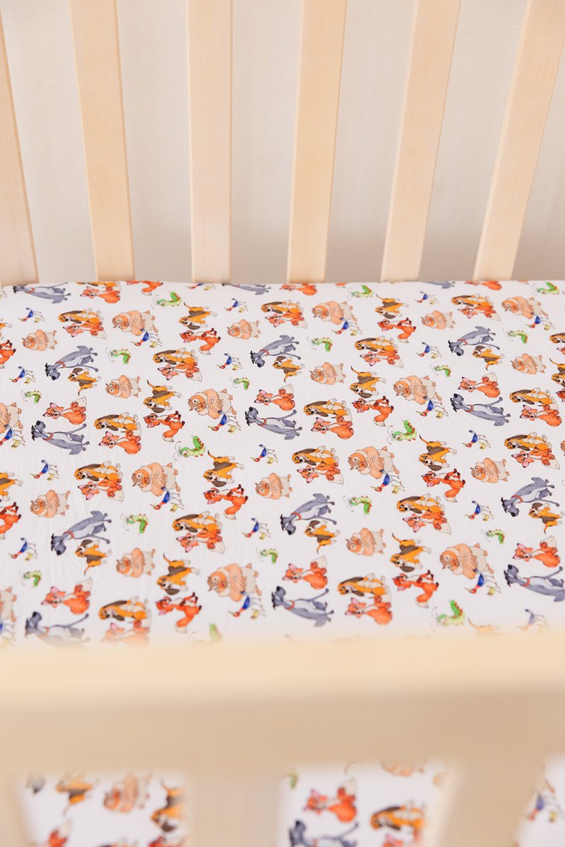 Best of Friends Crib Sheet - scoots