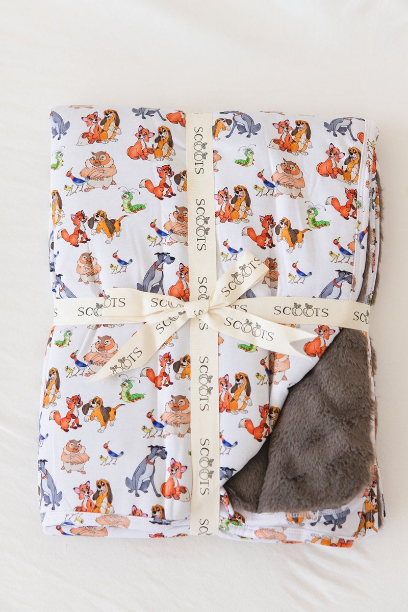 Best of Friends Plush Blanket - scoots