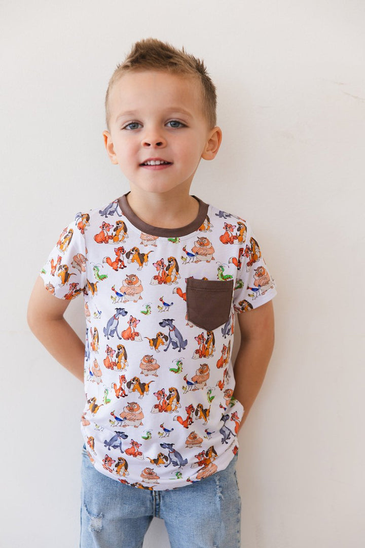 Best of Friends Pocket Tee - scoots