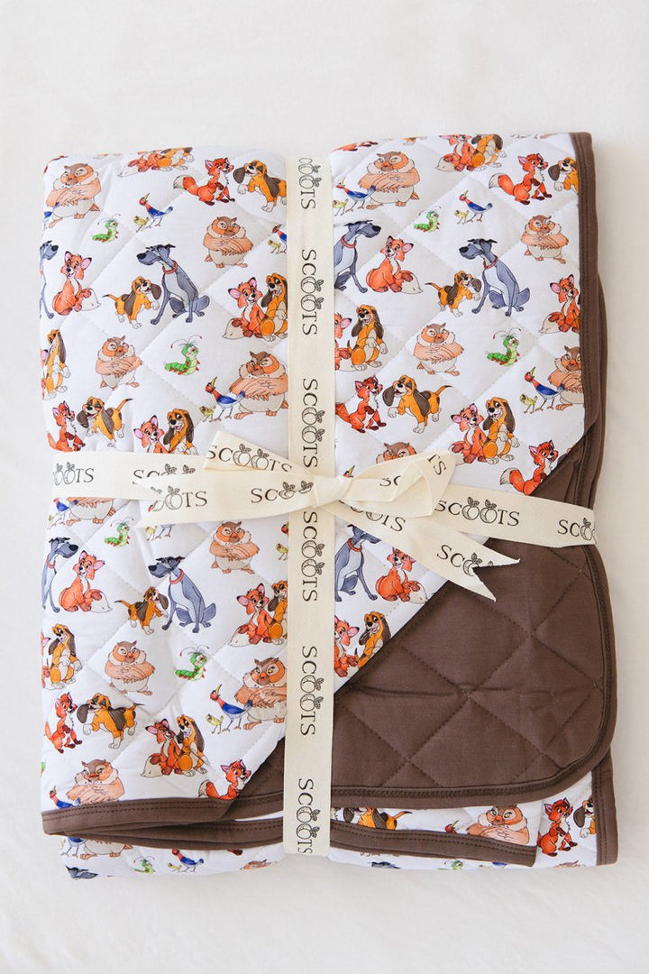 Best of Friends Quilted Blanket - scoots