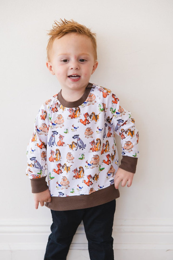 Best of Friends Terry Sweater - scoots