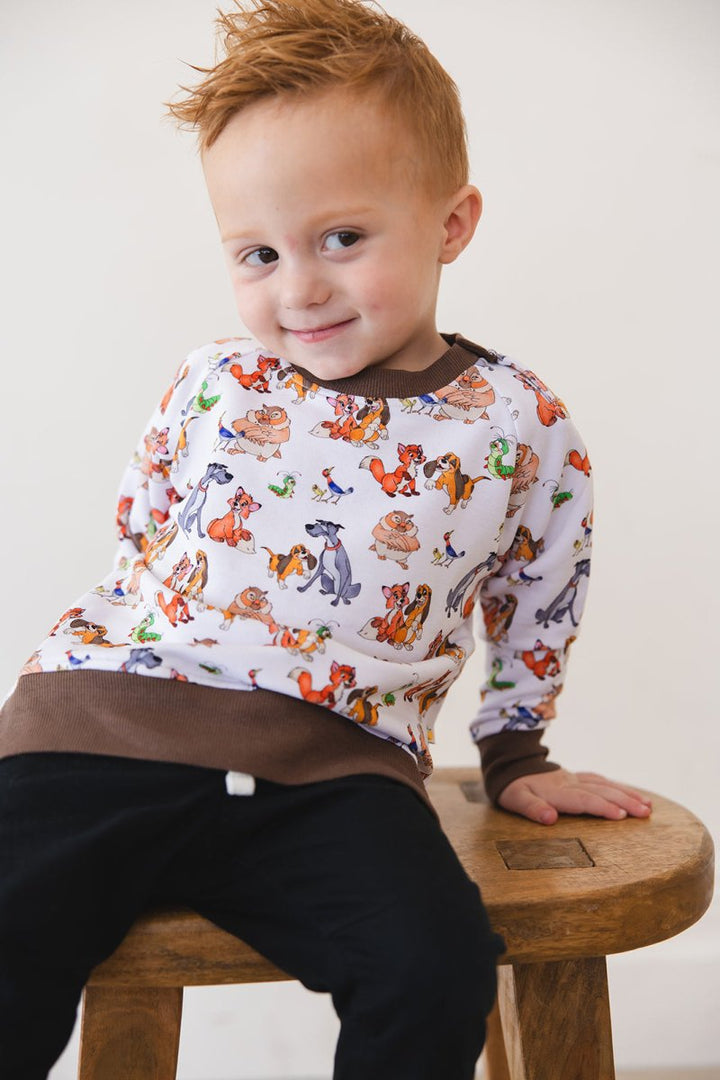 Best of Friends Terry Sweater - scoots