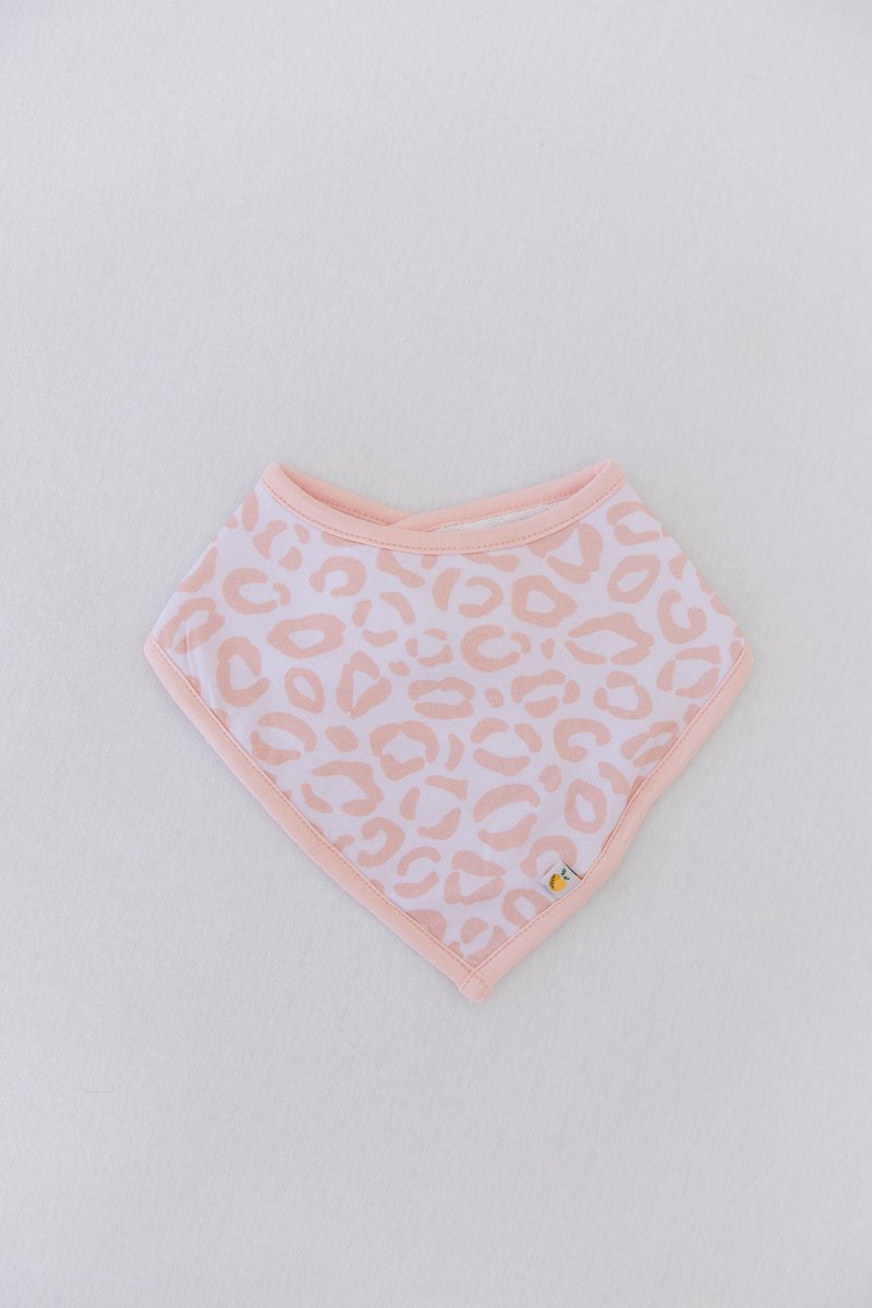 Blush Leopard Bib - scoots