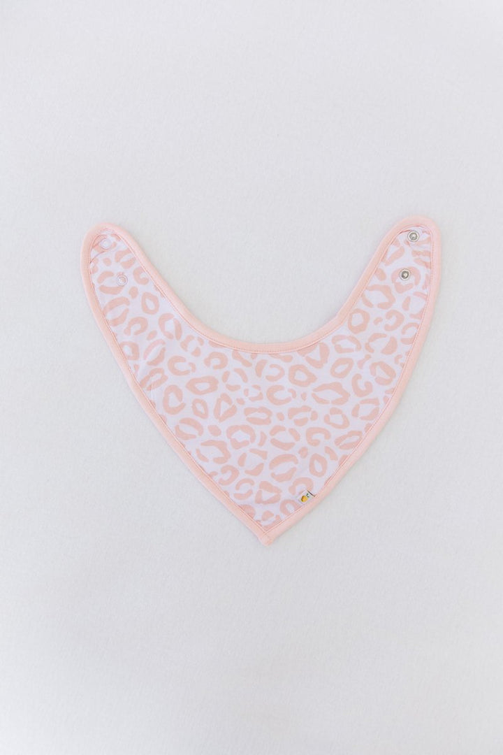 Blush Leopard Bib - scoots