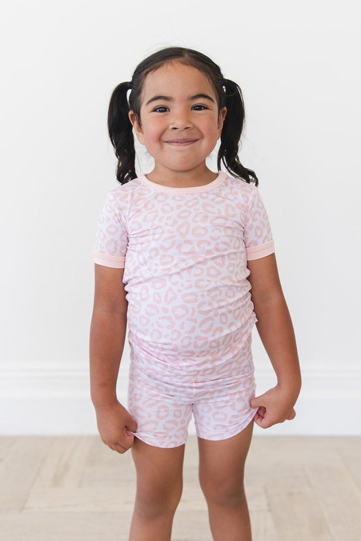 Blush Leopard Short Jams - scoots