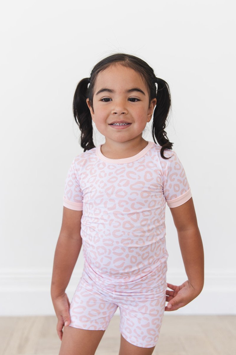 Blush Leopard Short Jams - scoots