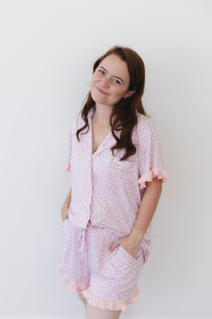 Blush Leopard Women's Pajama Set - scoots