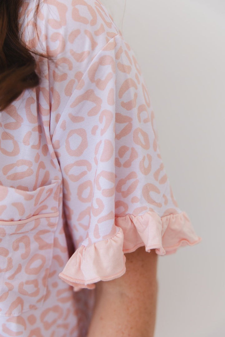 Blush Leopard Women's Pajama Set - scoots