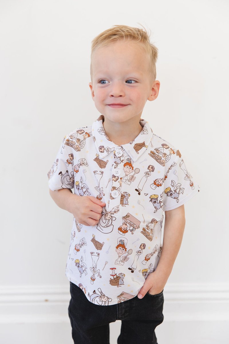 Bon Appetit Polo Tee (RUNS SMALL - READ DESCRIPTION) - scoots