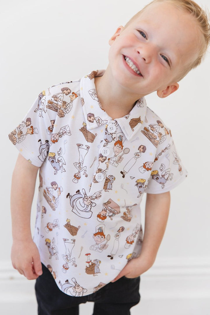 Bon Appetit Polo Tee (RUNS SMALL - READ DESCRIPTION) - scoots