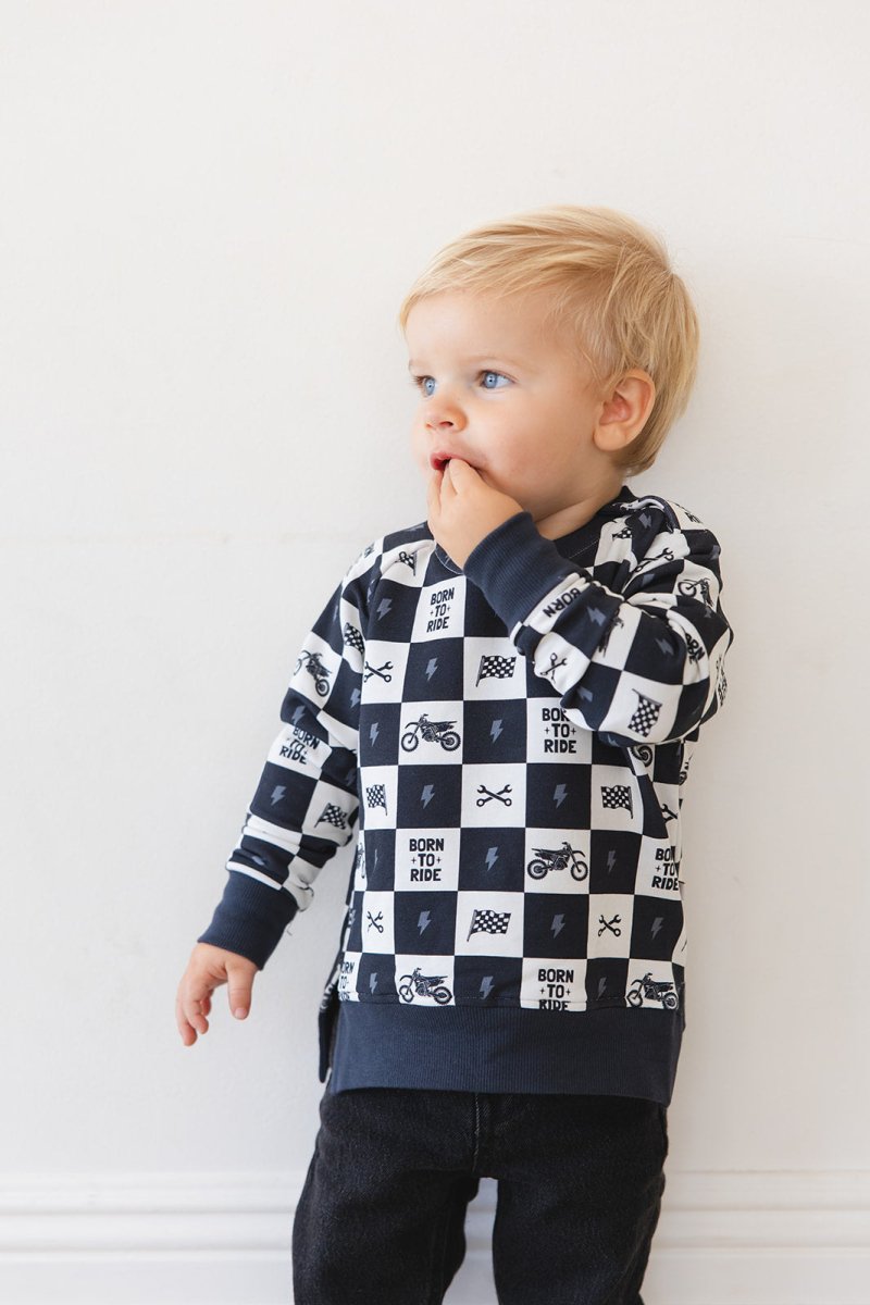 Born to Ride Terry Sweater - scoots