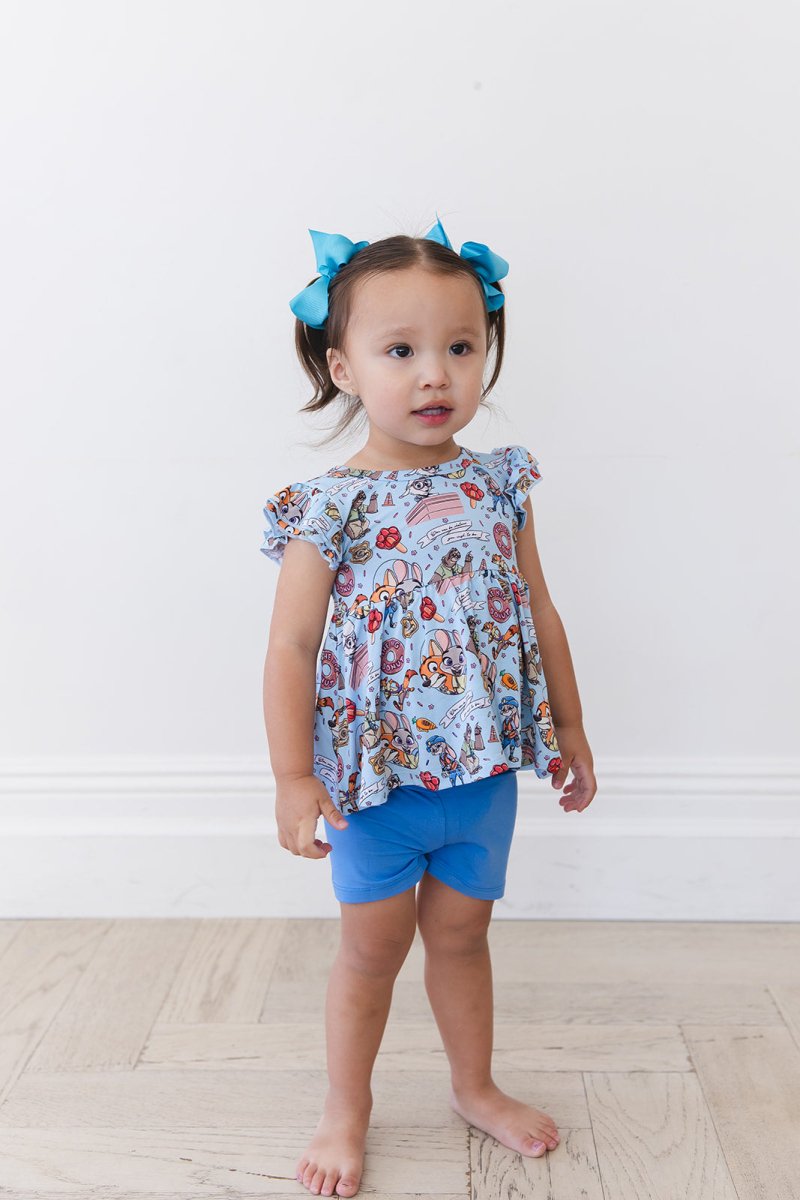 Carrots Peplum Biker Shorts Set - scoots