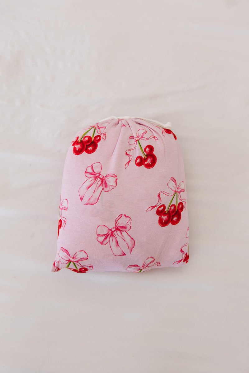 Cherries Crib Sheet - scoots