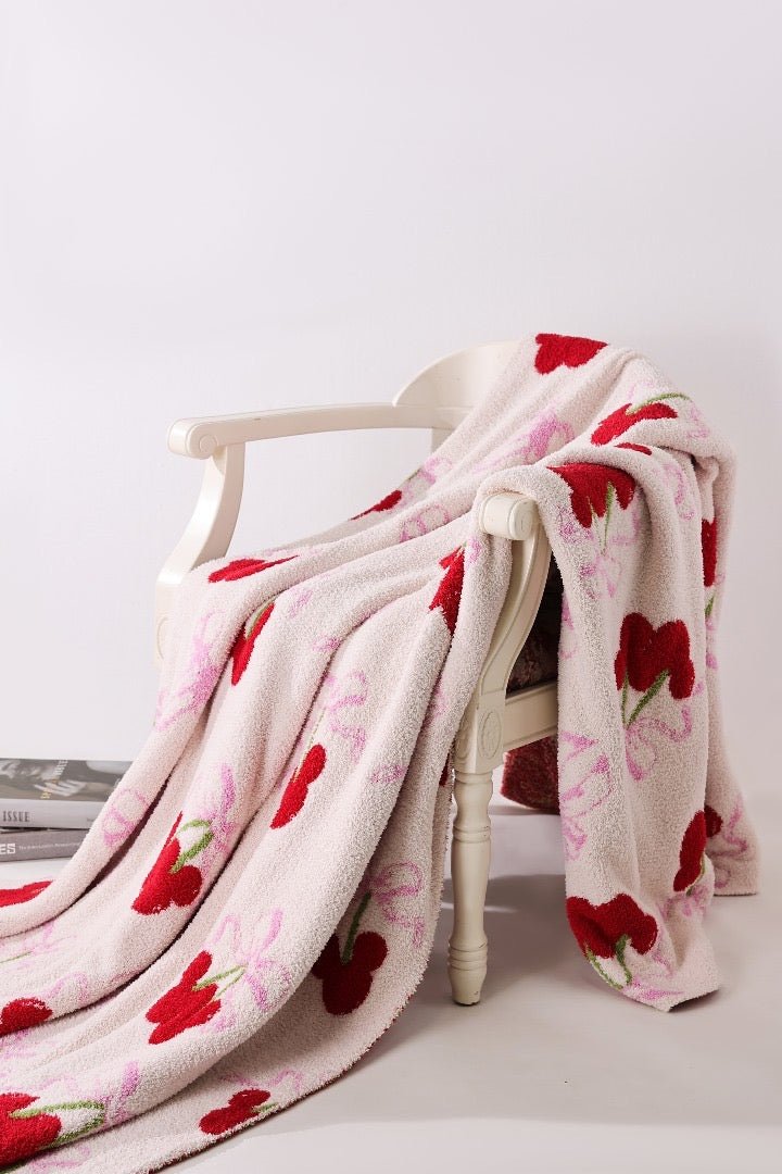 Cherries Snuggle Blanket - scoots